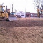 Excavating-grading-driveway-parking lot-sitework