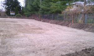 Excavating-grading-site development-parking lot-
