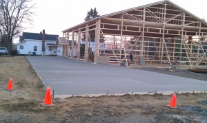 Concrete-pole barn-building contractor-excavation