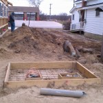 Pole barn-excavation-concrete-forming