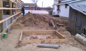 Pole barn-excavation-concrete-forming