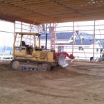 Grading-excavation-concrete-pole barn