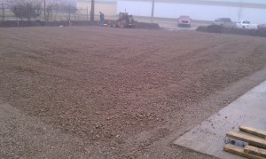 Grading-excavation-parking lot