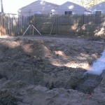 Excavation, trenching, foundation, concrete