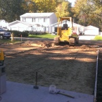 Building contractor, excavating, concrete