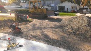 Building contractor, excavating, grading